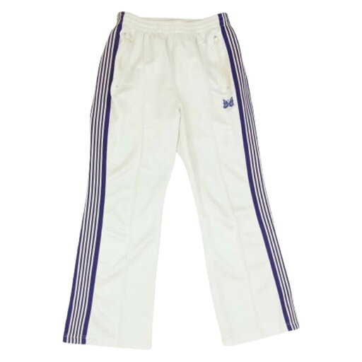 Needles ニードルス MR288 Zipped Track Pant サイド ライン トラック パンツ ホワイト系 S メンズ【古着】【中古】 Needles ニードルス MR288 Zipped Track Pant サイド ライン トラック パンツ ホワイト系 S メンズ【古着】【中古】