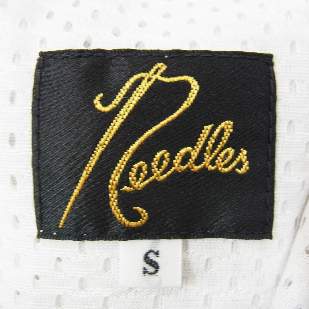 Needles ニードルス MR288 Zipped Track Pant サイド ライン トラック パンツ ホワイト系 S メンズ【古着】【中古】