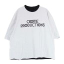 COOTIE クーティー CTE-20S319 Reversible S/S Tee リバーシブル ロゴ 半袖 Tシャツ ホワイト系 M メンズ【古着】【中古】