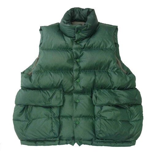 DAIWA PIER39 ダイワピア BW-24022W TECH BACKPACKER DOWN VEST 撥水 バックパッカー ダウン ベスト グリーン系 S メンズ【古着】【中古】 DAIWA PIER39 ダイワピア BW-24022W TECH BACKPACKER DOWN VEST 撥水 バックパッカー ダウン ベスト グリーン系 S メンズ【古着】【中古】