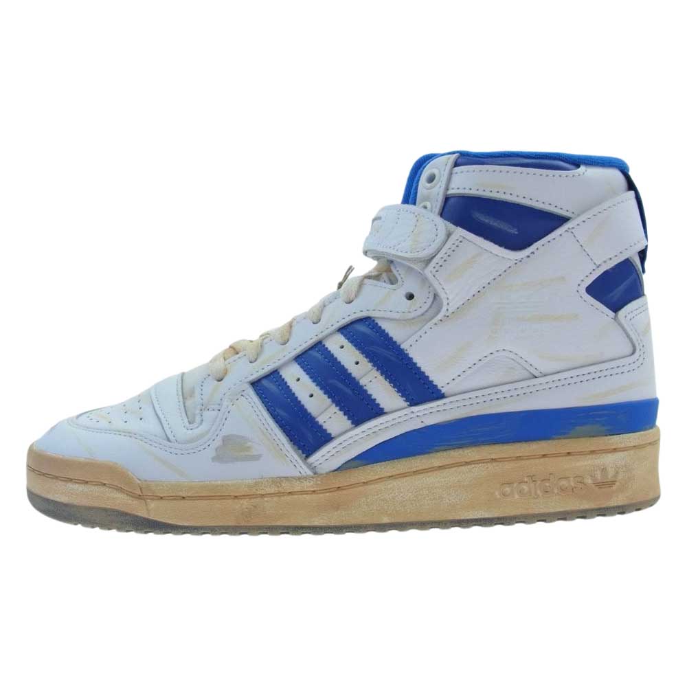 adidas アディダス スニーカー GZ6467 Forum 84 Hi AEC Foot Wear White Blue フォーラム ハイ フット ウェア ホワイト ブルー スニーカー 28cm 【新古品】【未使用】 メンズ【中古】