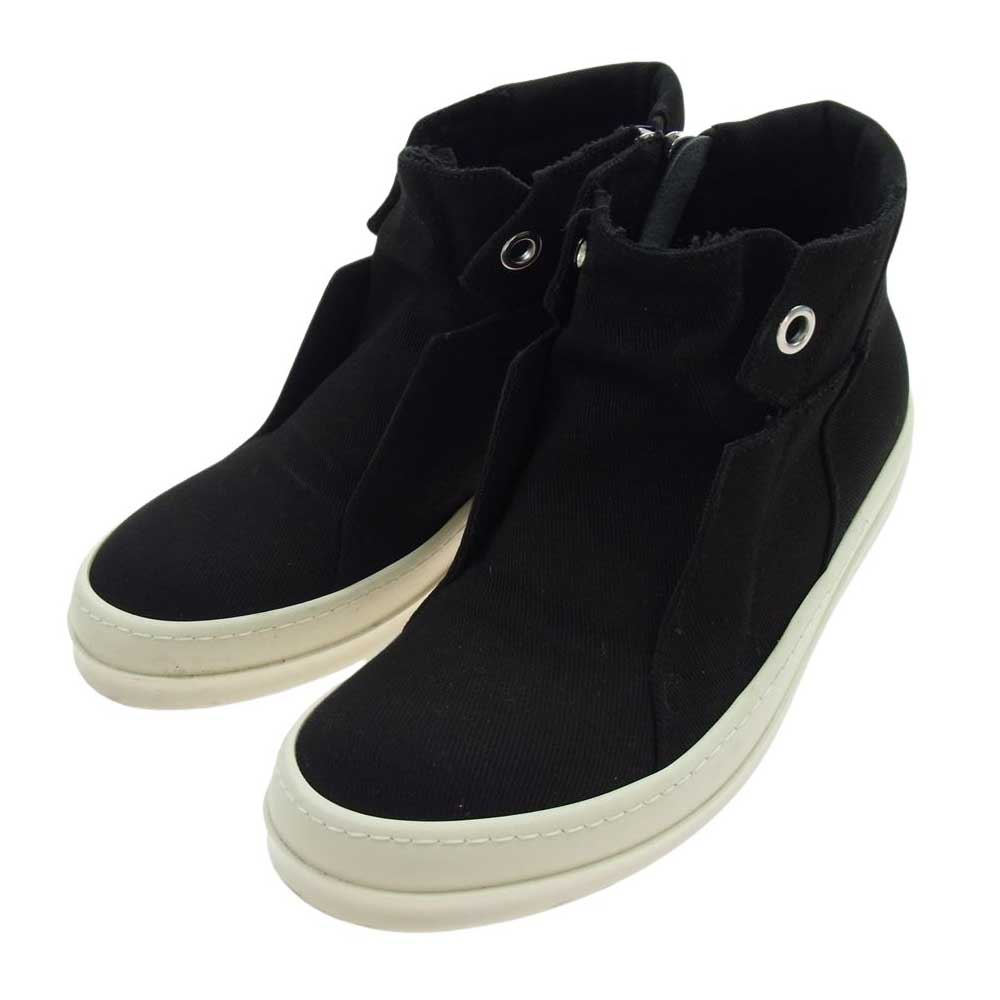 Rick Owens リックオウエンス スニーカー 23AW DU02C5811 DRKSHDW DO DUNK Sneakers ダークシャドウ ダンク ハイカット シャークソール スニーカー ブラック系 42 メンズ【中古】