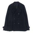 WACKO MARIA ワコマリア ピーコート 12AW WMR-PCT-01 ウール P-COAT Pコート ブラック系 S メンズ【古着】【中古】