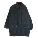 Barbour バブアー 91年 英国製 3ワラント BORDER ボーダー オイルド ジャケット カーキ系 C40/102cm メンズ【古着】【中古】