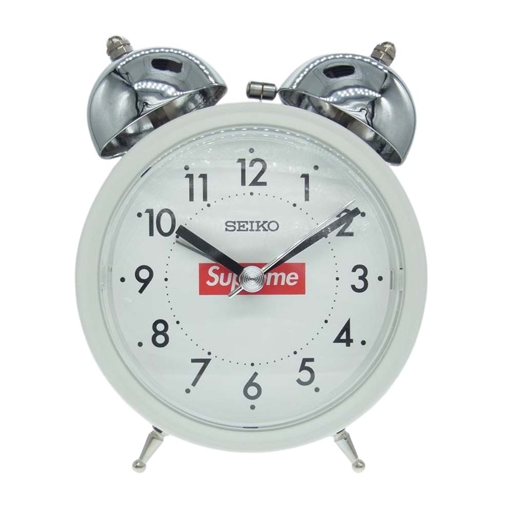 Supreme シュプリーム 時計 22AW QHK908WL seiko alarm clock セイコー アラーム クロック 目覚まし時計 ホワイト系 【新古品】【未使用】 メンズ【中古】