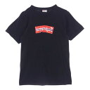 Supreme シュプリーム Tシャツ 17SS COMME des GARCONS SHIRT Box Logo Tee コムデ ギャルソン ボックス ロゴ 半袖 Tシャツ ブラック系 M メンズ【古着】【中古】