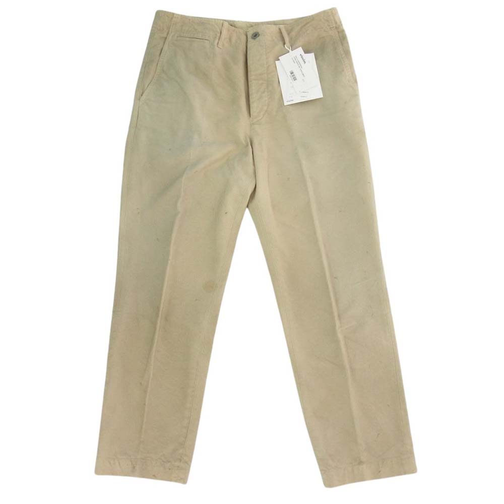 VISVIM ビズビム チノパンツ 22AW 0122205008004 HW Taper DMGD Chino Pants チノ パンツ ベージュ系 2 【新古品】【未使用】 メンズ【古着】【中古】