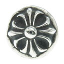 CHROME HEARTS クロムハーツ(原本無) STUD CRSBLL クロスボール スタッド シルバー ピアス シルバー系 メンズ【中古】