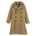 HYKE ハイク 19AW 191-17005 022 ウールライナー付き トレンチ コート ライトブラウン系 1 レディース【古着】【中古】(4)