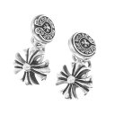 CHROME HEARTS クロムハーツ(原本有) CUFFS CH PLUS 4 CHプラス カフスボタン 2個セット シルバー系 メンズ【中古】