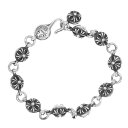 CHROME HEARTS クロムハーツ(原本無) #2 NO2 BALL クロスボール ブレスレット メンズ【中古】