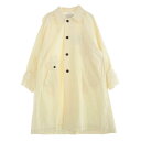 ヴォアーブ voaaov VOCO-J51 HIGH TWISTED ORGANIC COTTON LONG COAT ハイツイスト オーガニックコットン ロングコート オフホワイト系 【新古品】【未使用】 メンズ【古着】【中古】(4)
