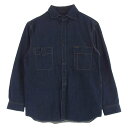 Yohji Yamamoto POUR HOMME ヨウジヤマモトプールオム 24AW HO-B43-023 8OZ DENIM FRONT STRIP SHI...