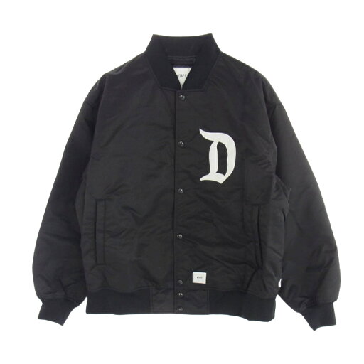 WTAPS ダブルタップス 23SS 231TQDT-JKM01 TEAM JACKET NYLON TWILL チーム ジャケット ナイロン ツイル ブラック系 03 【新古品】【未使用】 メンズ【古着】【中古】 WTAPS ダブルタップス 23SS 231TQDT-JKM01 TEAM JACKET NYLON TWILL チーム ジャケット ナイロン ツイル ブラック系 03 【新古品】【未使用】 メンズ【古着】【中古】