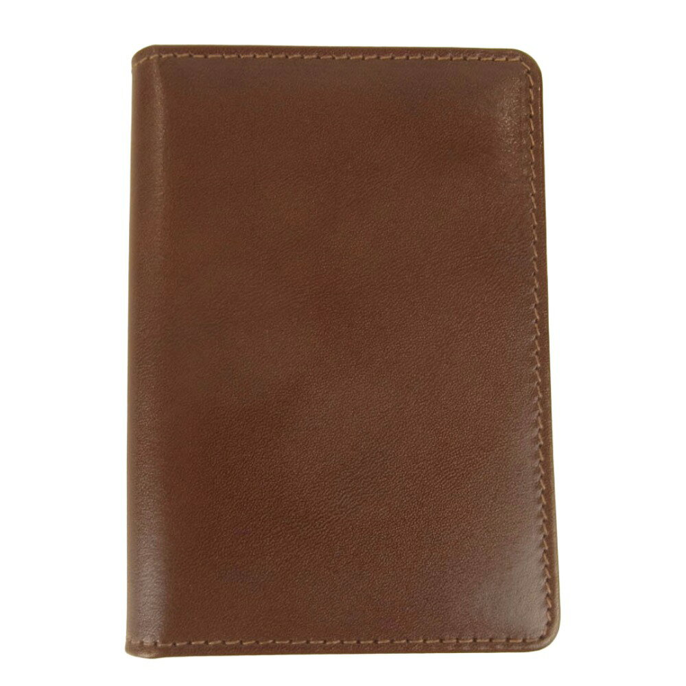 WHITE HOUSE COX ホワイトハウスコックス S7412 NAME CARD CASE SHADOW CALF 名刺入れ カードケース シャドーカーフレザー ブラウン系 【美品】 メンズ【中古】