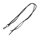 CHROME HEARTS クロムハーツ(原本無) CAMPANA カンパナ ペンダントトップ レザーブレイド ネックレス シルバー系 ブラック系 メンズ【中古】(4)