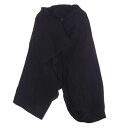 ISSEY MIYAKE イッセイミヤケ IM43FF084 ENCLOTHE PANTS Trouser ワイド パンツ ブラック系 2 【美品】 レディース...