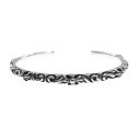 CHROME HEARTS クロムハーツ(原本有) BANGLE SBT SBTバンド シルバーブレスレット バングル シルバー系 メンズ【中古】