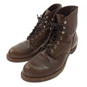 RED WING レッドウィング 8111 IRON RANGER アイアンレンジャー レースアップ ワークブーツ 27.5cm メンズ【中古】(4)