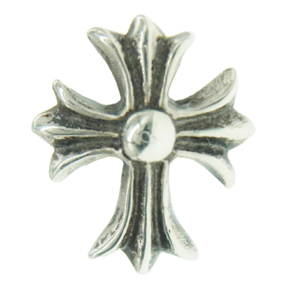 CHROME HEARTS クロムハーツ(原本無) No2 CH クロス スタッド ピアス シルバー系 メンズ【中古】