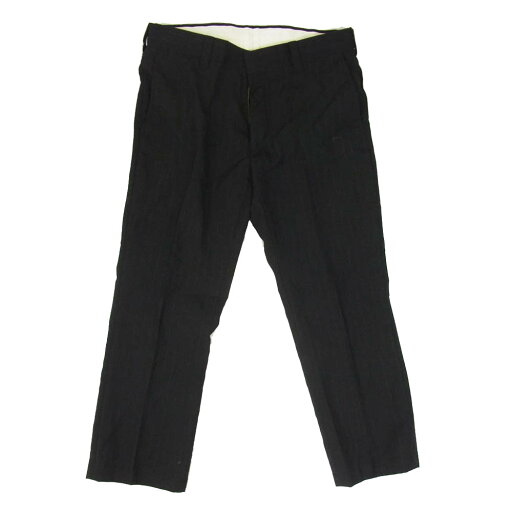 WACKO MARIA ワコマリア ストライプ スラックス パンツ ブラック系 S メンズ【古着】【中古】 WACKO MARIA ワコマリア ストライプ スラックス パンツ ブラック系 S メンズ【古着】【中古】