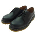 Dr.Martens ドクターマーチン 1461 3 ホール レザー シューズ ブラック系 UK8 【新古品】【未使用】 メンズ【中古】