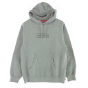 Supreme シュプリーム 21SS KAWS Chalk Logo Hooded Sweatshirt チョーク ボックス ロゴ プリント フーディ パーカー スウェット グレー系 M メンズ【古着】【中古】