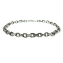 CHROME HEARTS クロムハーツ(原本無) PAPER CHAIN ペーパーチェーン ブレスレット 8インチ シルバー系 メンズ【中古】