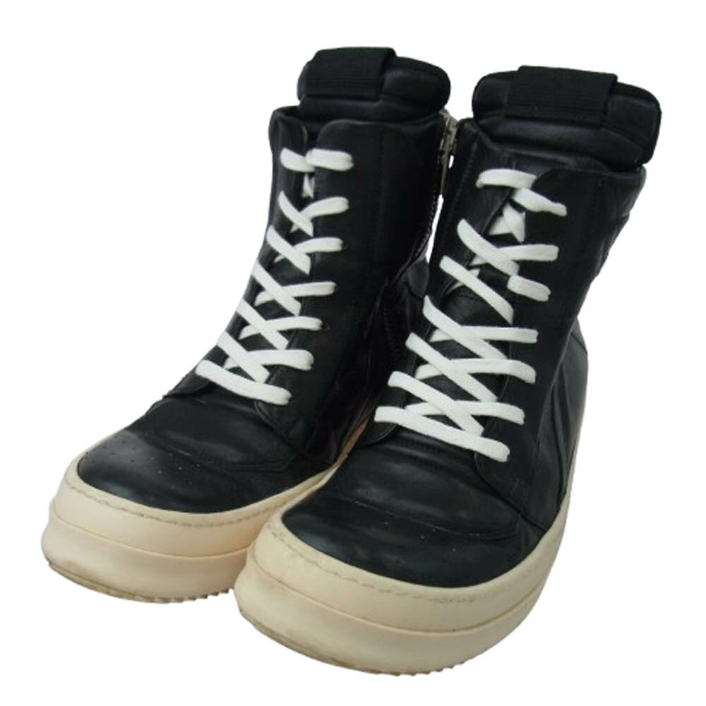Rick Owens リックオウエンス GEO BASKET ジオバスケット 初期 スニーカー ブラック系 45 メンズ【中古】