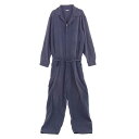 COMOLI コモリ 24SS Z01-01014 コットン ドリル オールインワン パープル系 3 メンズ【古着】【中古】(4)