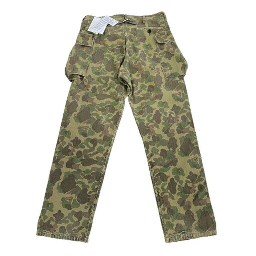 VISVIM ビズビム 0519905008001 CAMO VETERANS CRASH F.I.L. Pocket Wide Pants カモ パンツ カーキ系 2 メンズ【古着】【中古】