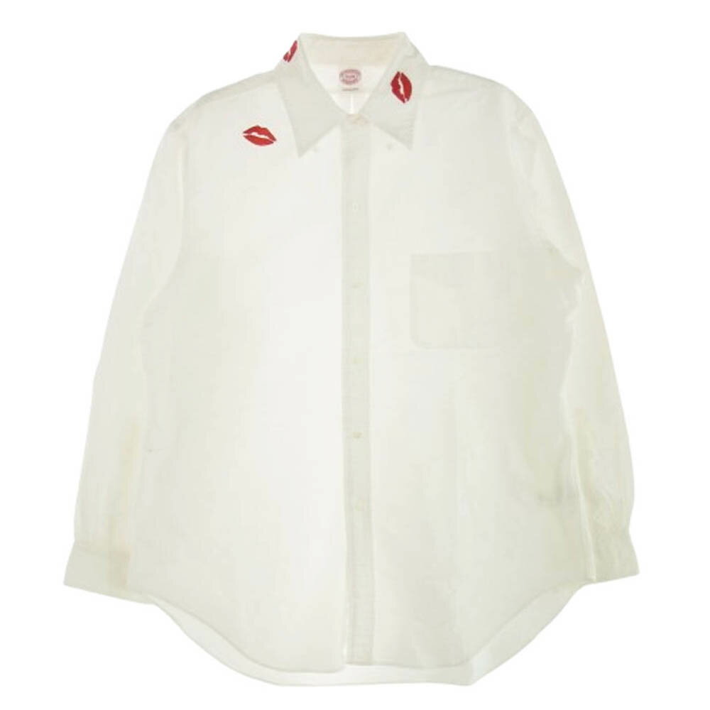 SOPH ソフ SOPH-250097 BROOKS BROTHERS ブルックスブラザーズ L/S B.D SHIRT ボタンダウン 長袖 シャツ ホワイト系 XL メンズ【古着】【中古】