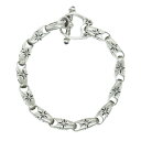 BILL WALL LEATHER ビルウォールレザー 12LINK Midstar Bracelet ミッドスター Tバー ブレスレット 12リンク シルバー...