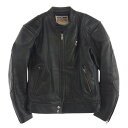 KADOYA カドヤ シングル ライダース バイカー レザー ジャケット ブラック系 メンズ【古着】【中古】(4)
