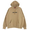 Supreme シュプリーム 23SS Motion Logo Hooded Sweatshirt モーション ロゴ プルオーバー パーカー ライトブラウン系 L メンズ【古着】【中古】
