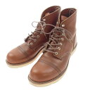 RED WING レッドウィング 8089 USA製 Iron Ranger アイアンレンジャー レースアップ ブーツ ブラウン系 10D メンズ【中古】