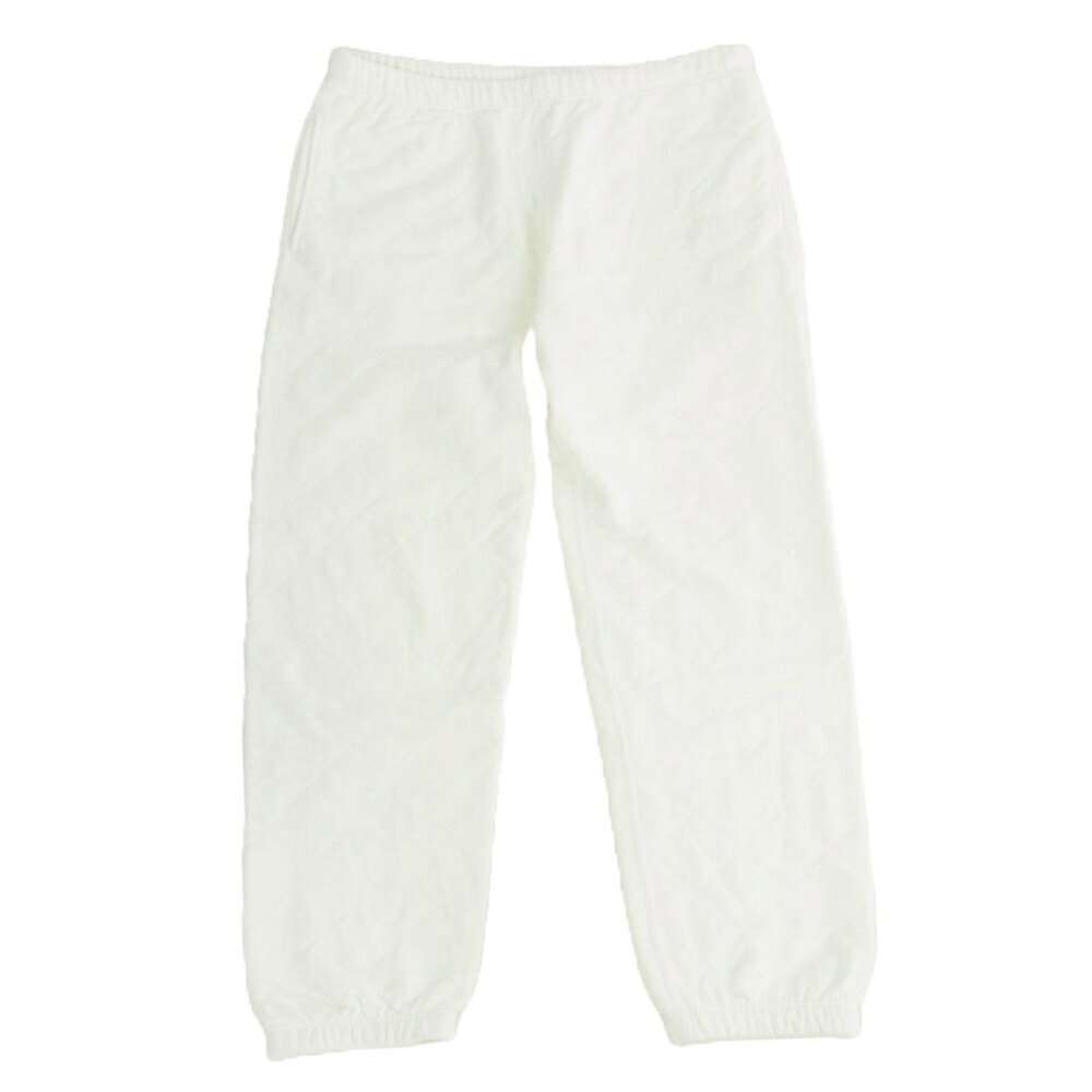 Supreme シュプリーム 18AW Quilted Sweatpant キルティング スウェット パンツ ホワイト系 M メンズ【古着】【中古】