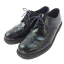 tricot COMME des GARCONS トリココムデギャルソン ウィングチップ レースアップ シューズ ブラック系 23.5cm レディース【中古】(4)