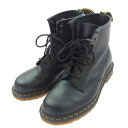 Dr.Martens ドクターマーチン 1460 8ホール レースアップ レザー ブーツ ブラック系 UK6 メンズ【中古】(4)