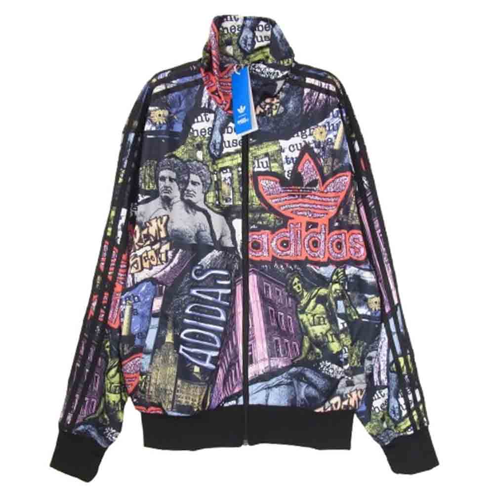 新品タグ付★アディダス×ジェレミースコット トラックジャケット FlamesTT 新品タグ付☆アディダス×ジェレミースコット トラックジャケット