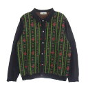 ティー TTT_MSW 22SS TTT-2022SS-KT02 Flower Jacquard Knit Cardigan フラワー ジャガード ニット カー...