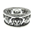 Justin Davis ジャスティンデイビス MY LOVE RING 薔薇 クラウン マイ ラブ リング 11号 メンズ【中古】