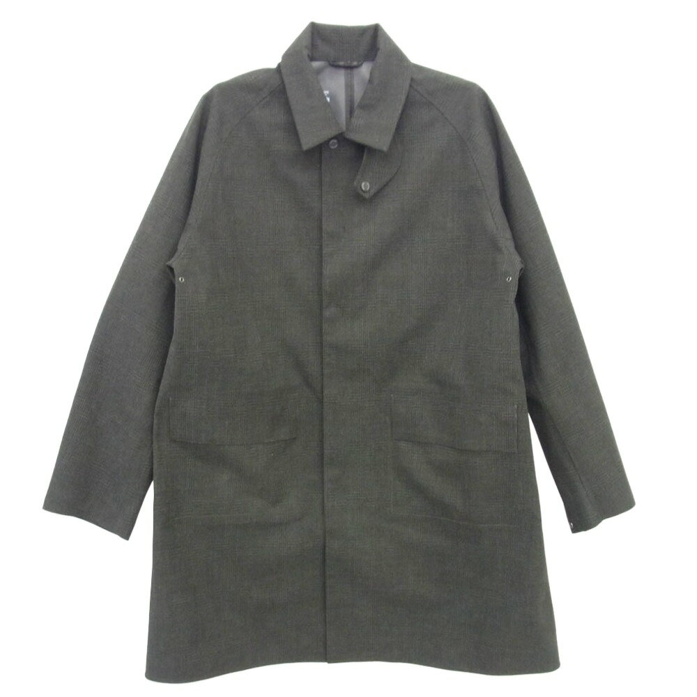 DESCENTE デサント DLMQJC32 WOOL MIX SOUTIEN COLLAR COAT ウール ミックス ステンカラーコート ダークグレー系 L メンズ【古着】【中古】