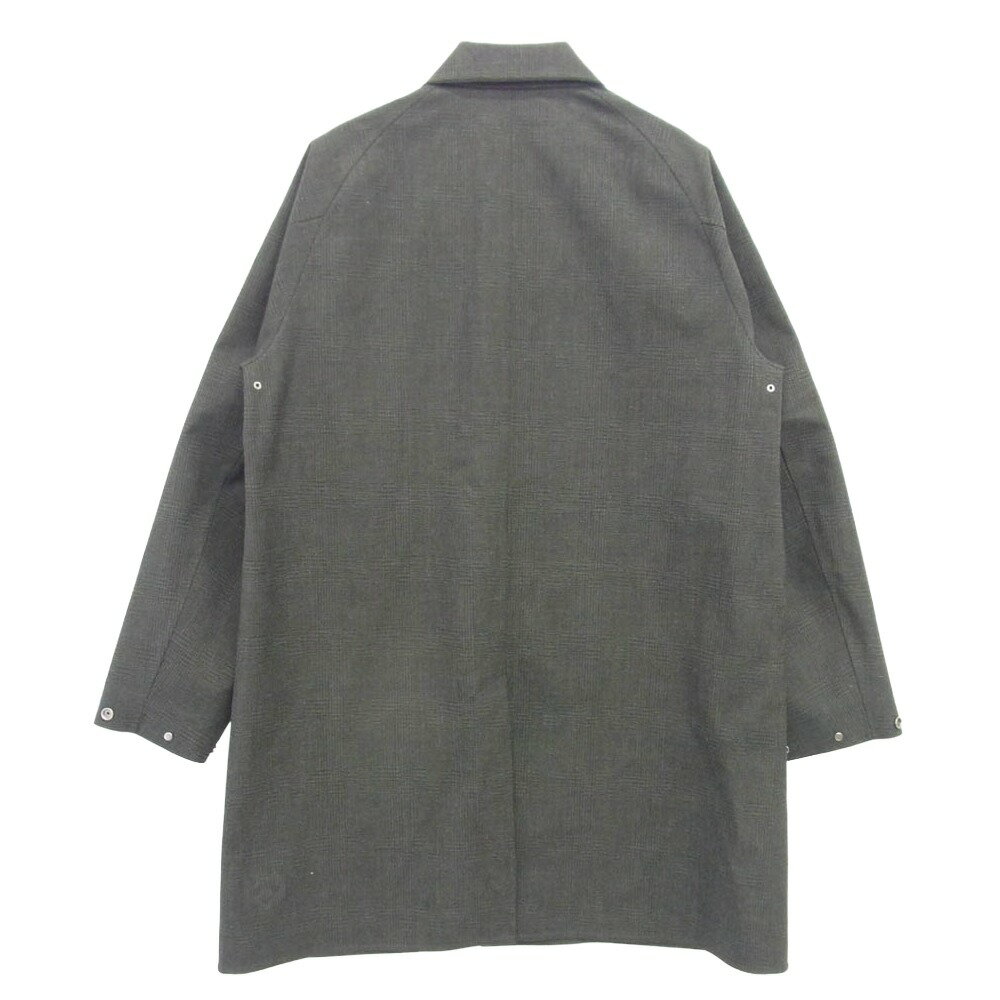 DESCENTE デサント DLMQJC32 WOOL MIX SOUTIEN COLLAR COAT ウール ミックス ステンカラーコート ダークグレー系 L メンズ【古着】【中古】