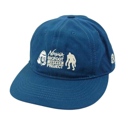 NANGA ナンガ ×TACOMA FUJI RECORDS タコマフジレコード BIGFOOT SURVEY PROJECT LOGO CAP ビッグフットサーベイ ロゴ キャップ ブルー系 【美品】 メンズ【中古】 NANGA ナンガ ×TACOMA FUJI RECORDS タコマフジレコード BIGFOOT SURVEY PROJECT LOGO CAP ビッグフットサーベイ ロゴ キャップ ブルー系 【美品】 メンズ【中古】