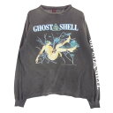 SAINT MICHAEL セントマイケル 24AW SM-YS1-0000-C34 攻殻機動隊 GHOST IN THE SHELL LS TEE ILYA GITS プリント エイジング加工 長袖 Tシャツ Lサイズ グレー系 L 【極上美品】 メンズ【古着】【中古】