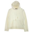 LOUIS VUITTON ルイ・ヴィトン 24SS RM241 CFJ HQY87W エンブロイダードジャージーフーディ パールコード プルオーバーパーカー ホワイト系 L メンズ【古着】【中古】