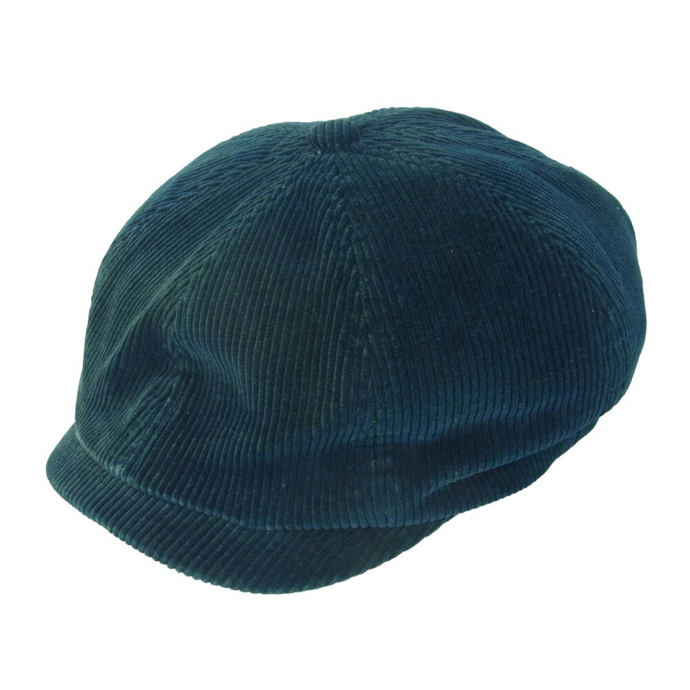 RRL ダブルアールエル Corduroy casquette コーデュロイ キャスケット 帽子 ネイビー系 57cm メンズ【中古】