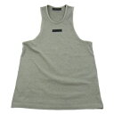 FEAR OF GOD フィアオブゴッド ESSENTIALS エッセンシャルズ ラバーロゴパッチ タンクトップ グレー系 M メンズ【古着】【中古】