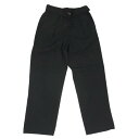 5351プールオム 5351 pour les hommes 0250-80-59000-2-2 ベルテッド 1タック 裾ジップ スラックスパンツ ブラック系 46 【美品】 メンズ【古着】【中古】